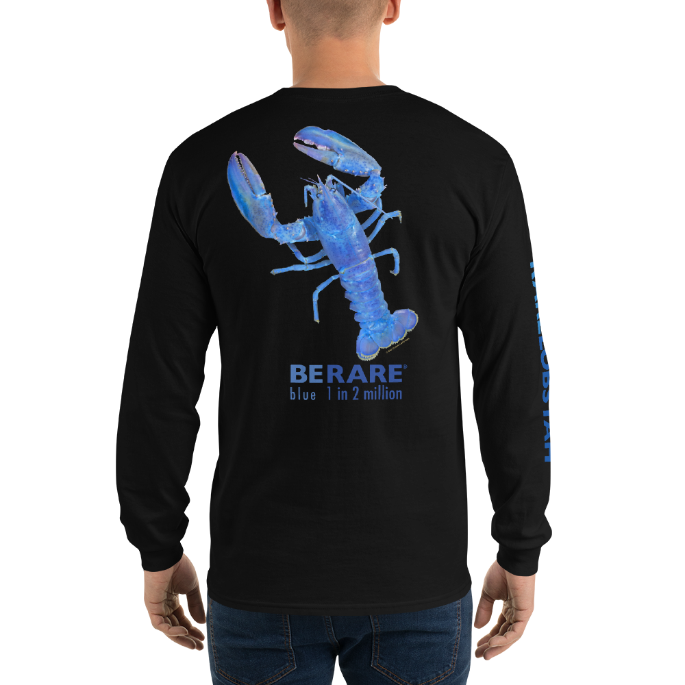 rare lobster on black t-shirt