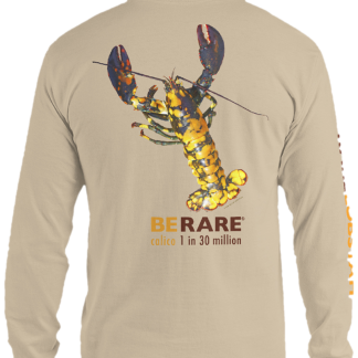 Big Claw Lobster Shirt Beige Rare Calico Lobstah