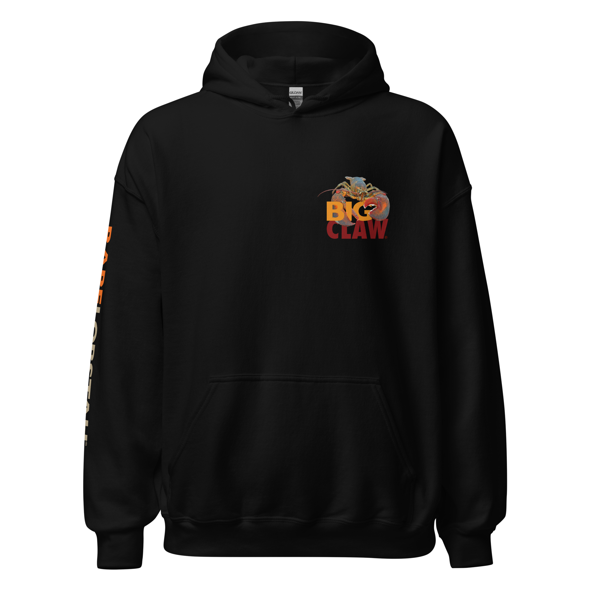 SPLITCOLORED LOBSTAH — Black Hoodie - Image 6