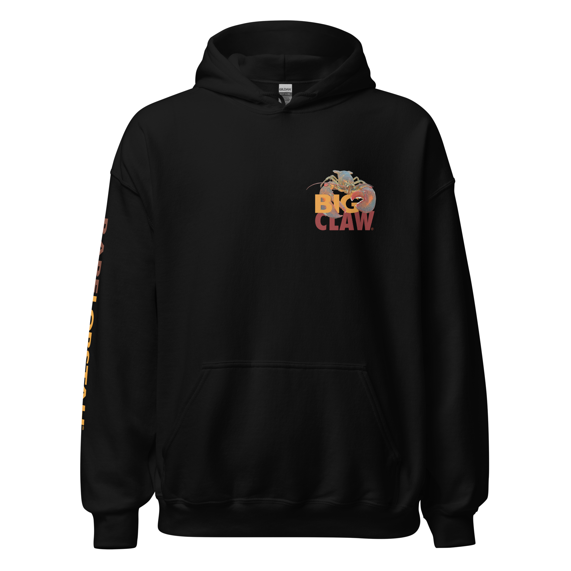 CALICO LOBSTAH — Black Hoodie - Image 2