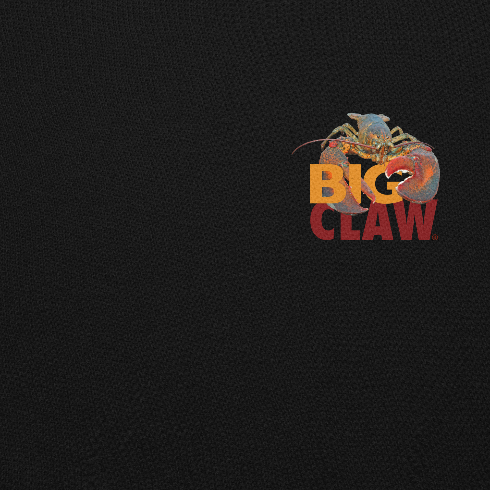 BLUE LOBSTAH — Black Hoodie - Image 6