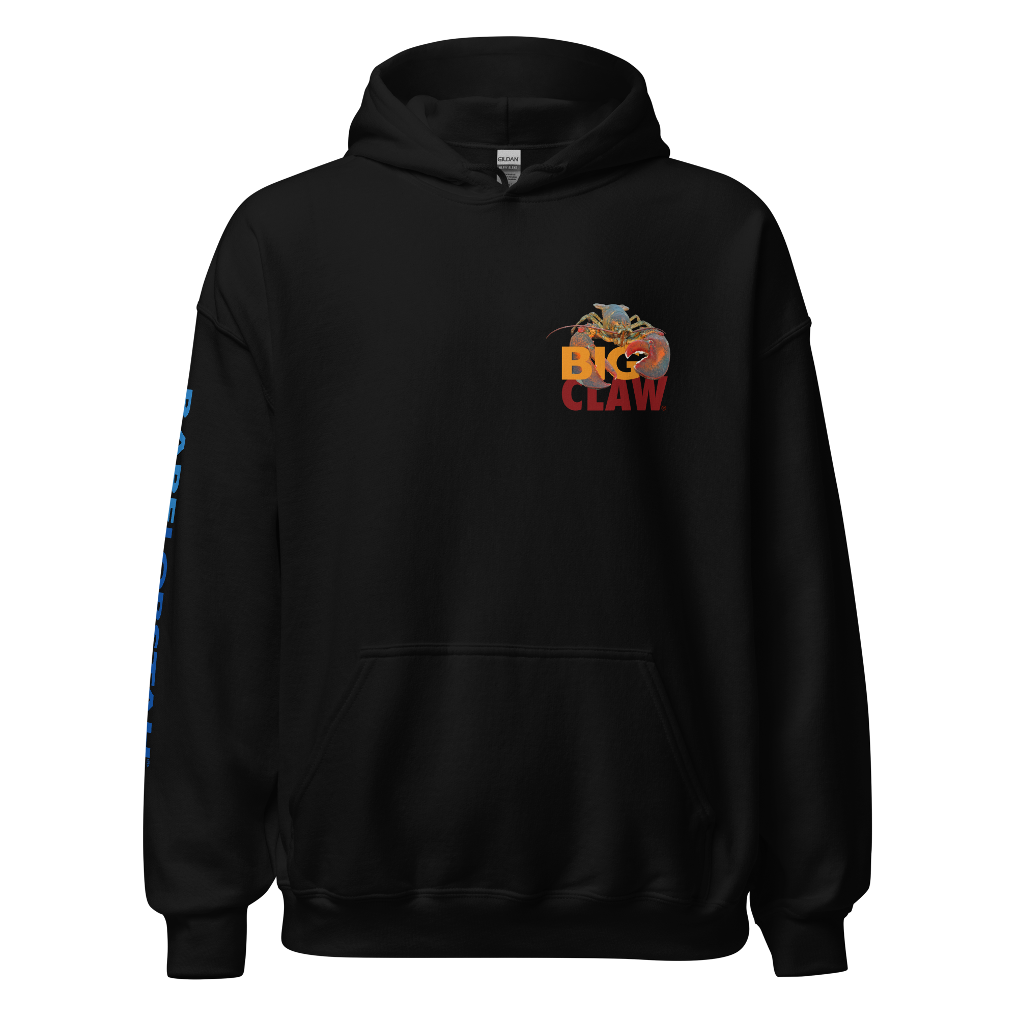 BLUE LOBSTAH — Black Hoodie - Image 5