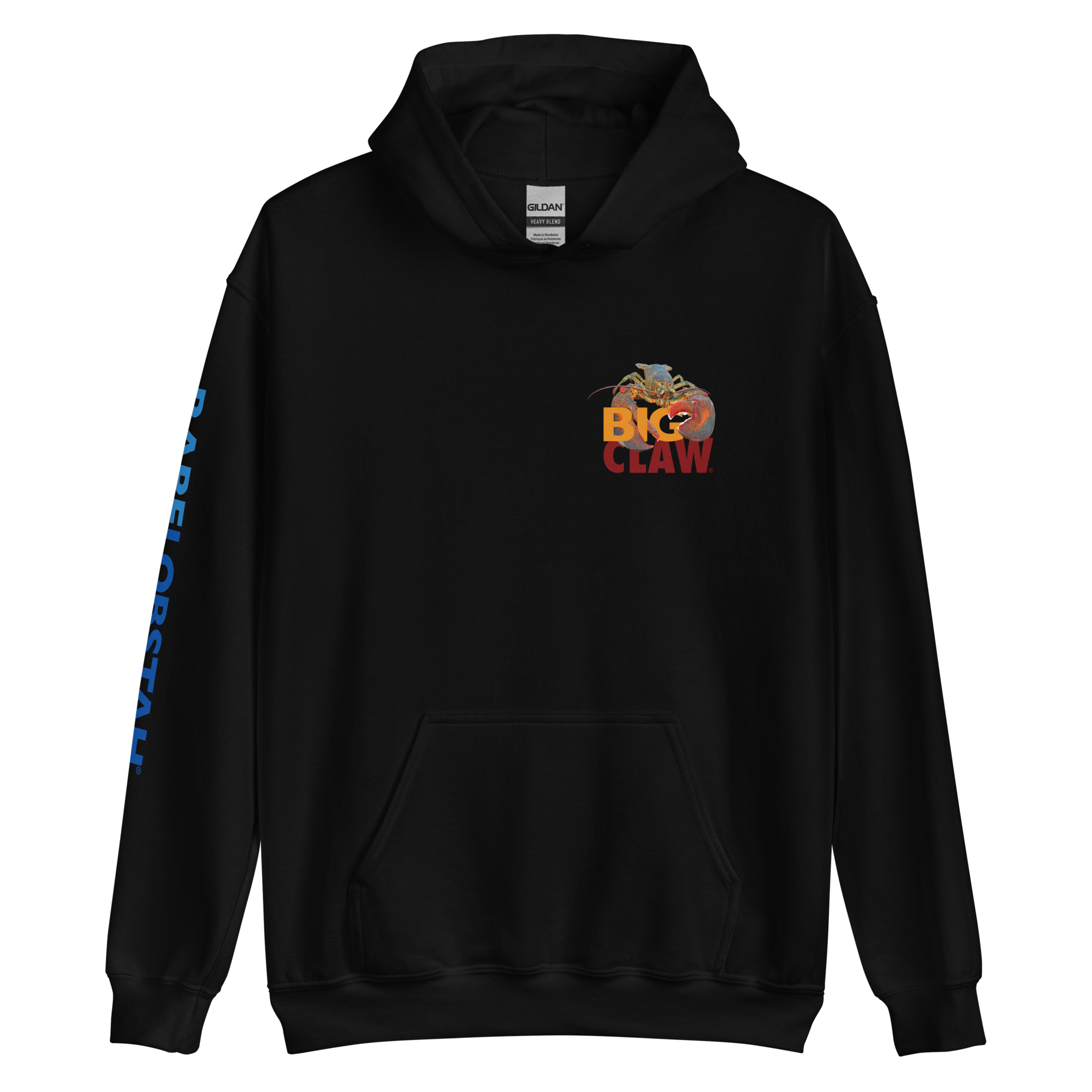 BLUE LOBSTAH — Black Hoodie - Image 3