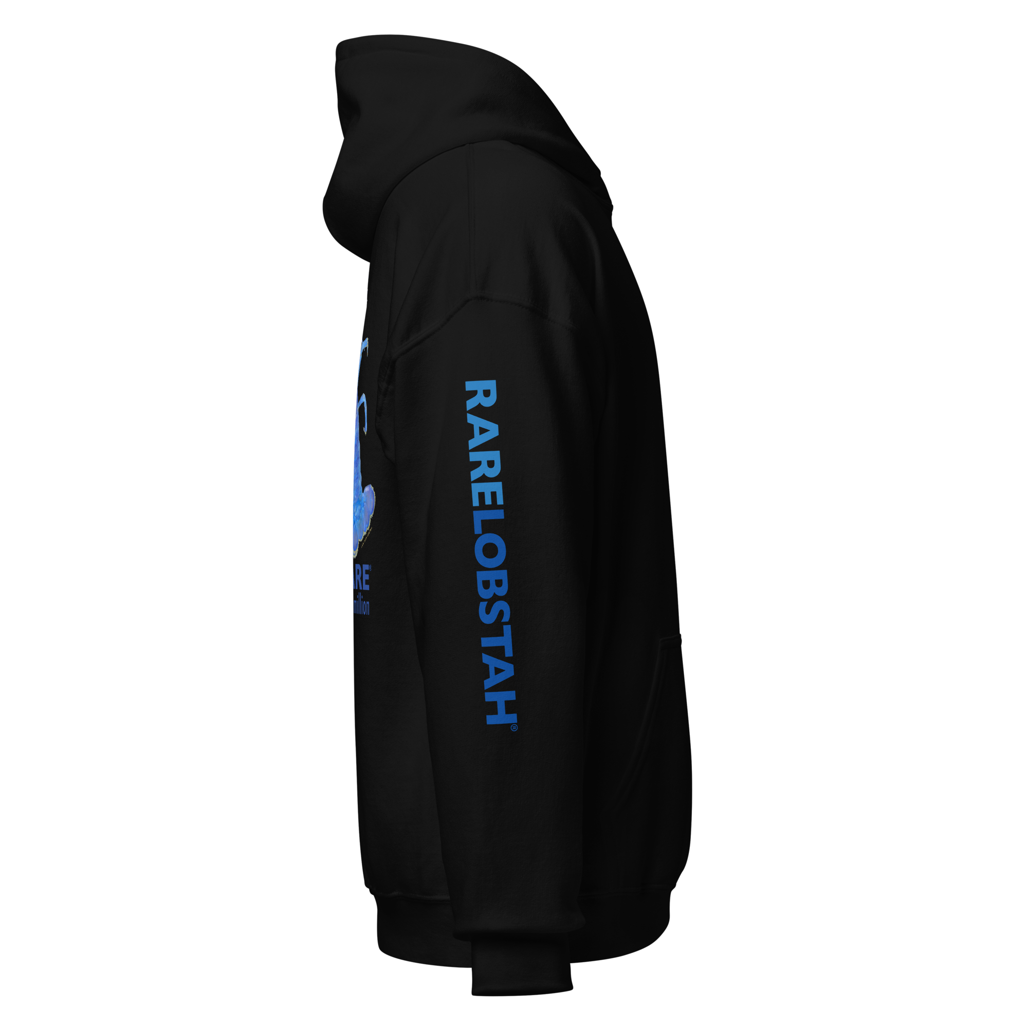 BLUE LOBSTAH — Black Hoodie - Image 2