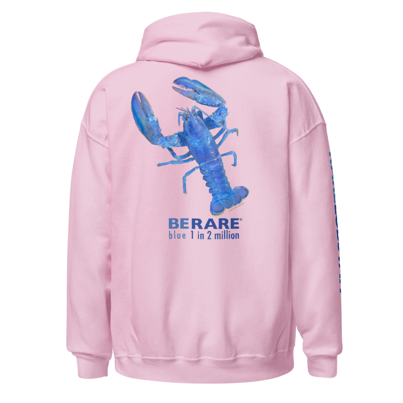Pink Hoodie Blue Lobster