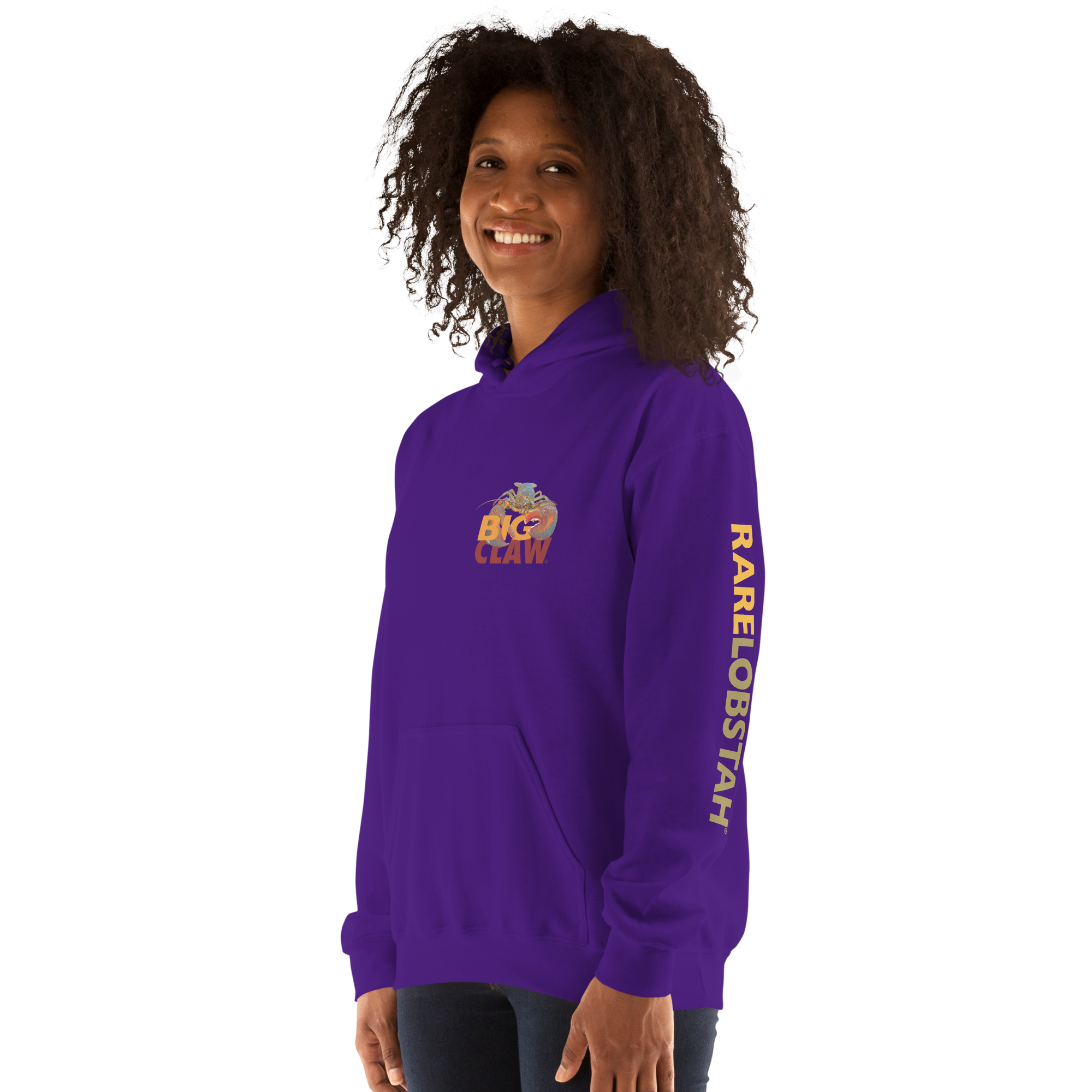 YELLOW LOBSTAH — Purple Hoodie - Image 4